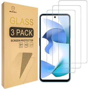 Mr.Shield [3-Pack] Designed For BLU F91 5G [Upgrade Maximum Cover Screen Version] [Tempered Glass] [Japan Glass with 9H Hardness] Screen Protector with Lifetime Replacement
