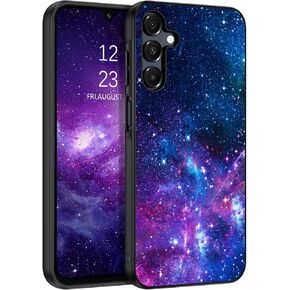 BENTOBEN for Samsung Galaxy A16 5G Phone Case, Galaxy A16 Phone Case, Slim Fit Glow in The Dark Shockproof Drop Protective Soft TPU Bumper Girl Women Cover for Samsung A16 2024, Nebula/Galaxy