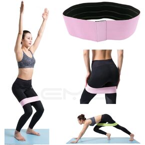 Non Slip Resistance Sling Hip Band - Glutes Butt Booty Workout Circle, Legs Thigh Training Exercise Loops Bands, Squats Warmups Stretching Loops, for Powerlifting Mobility Activation