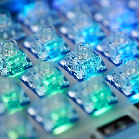 Kailh Box Whale Pro Silent Switches,Deep Sea Silent Tactile 3-Pin 45gf Waterproof Dustproof Mechanical Keyboard Switches(Whale Tactile,108Pcs) in Kuwait