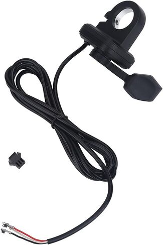Yosoo Left Right Hand Ebike Thumb Throttle, Black Plastic Thumb Throttle Speed Control with Wire Holder for E-Bike Electric Bike Scooter in Kuwait