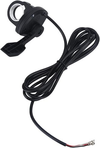 Yosoo Left Right Hand Ebike Thumb Throttle, Black Plastic Thumb Throttle Speed Control with Wire Holder for E-Bike Electric Bike Scooter in Kuwait