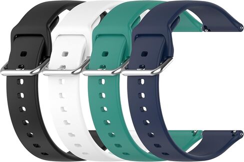 4 Pack Straps Compatible with Hwagol G28/G20 Smartwatch Bands Replacement Silicone Breathable Sport Wristbands in Saudi Arabia