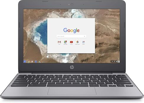 HP Chromebook with Gemini-AI Chrome OS | 14" HD Screen | 4GB RAM | 64GB eMMC & 64GB Card & 128GB Portable SSD | Intel Celeron CPU | Webcam | USB-C | Wi-Fi | Ultra Light | Long Battery Life| RK Bundle in Saudi Arabia