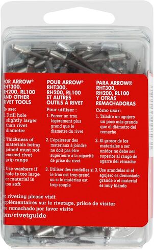 Arrow RSA1/8IP Short Aluminum 1/8-Inch Rivets, 100-Pack in Kuwait