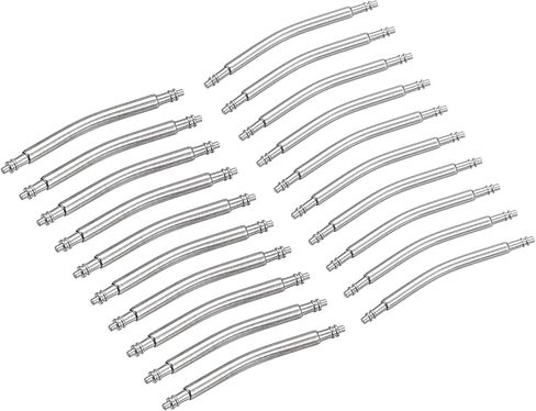 uxcell 22mm pring spring bar pins 1.5mm 1.8mm dia diat stefles Stainless Steeld -Head Watch Band Link Pin 20pcs in Saudi Arabia