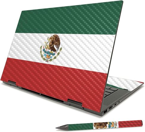 MightySkins Carbon Fiber Skin Compatible with HP Envy x360 15" (2021) - Cartoon Mania | Protective, Durable Textured Carbon Fiber Finish | Easy to Apply | Made in The USA in Saudi Arabia