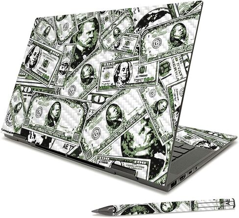 MightySkins Carbon Fiber Skin Compatible with HP Envy x360 15" (2021) - Cartoon Mania | Protective, Durable Textured Carbon Fiber Finish | Easy to Apply | Made in The USA in Saudi Arabia