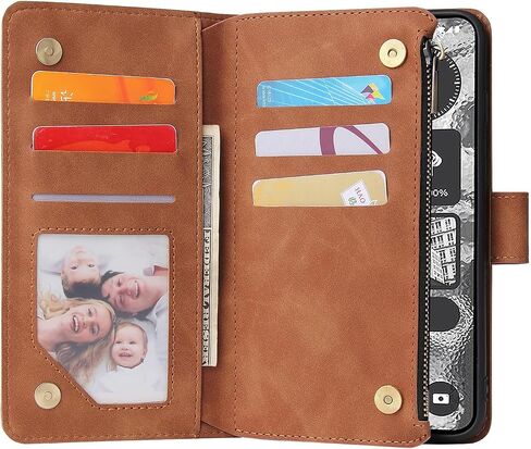 Asuwish متوافق مع Nothing Phone 2 Wallet Case Glass Screen Protector و Leather Flip Cover Card Associory Cell Associor in Saudi Arabia