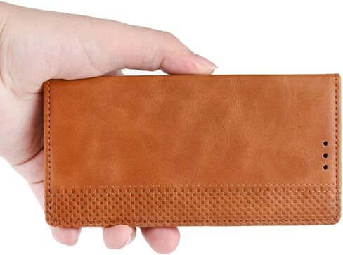 Ytaland for Oukitel C51 Case 6.8",with 2 x Tempered Glass Screen Protector. (3 in 1) PU Leather Flip Magnetic Wallet Case Stand Function Card Slot Shockproof Cover (Black) in Kuwait