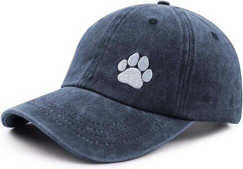 Dog Paw Hat for Men Women, Funny Adjustable Cotton Embroidered Dog Lovers Baseball Cap in Kuwait