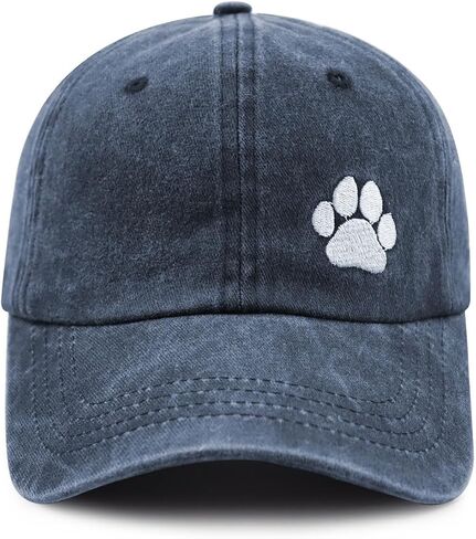 Dog Paw Hat for Men Women, Funny Adjustable Cotton Embroidered Dog Lovers Baseball Cap in Kuwait