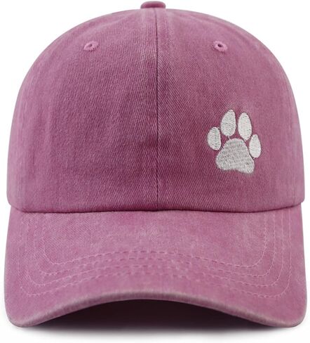 Dog Paw Hat for Men Women, Funny Adjustable Cotton Embroidered Dog Lovers Baseball Cap in Kuwait