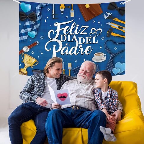 Mehofond Feliz día del Padre Backdrop Mexican Happy Fead's Beorth Background Feliz Cumpleanos Papa أفضل أبي من أي وقت مضى أبي زخارف حفل زخارف الصورة in Saudi Arabia