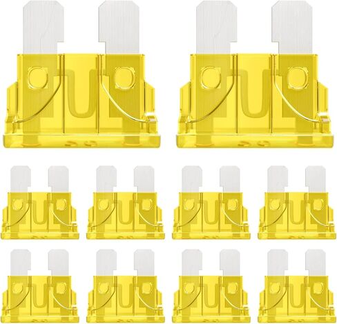 40A Standard Car Fuses 40 AMP Automotive ATC ATO Blade Fuse 40Amp Auto Fusibles for RV Truck SUV Camper (Pack of 50Pcs) in Kuwait