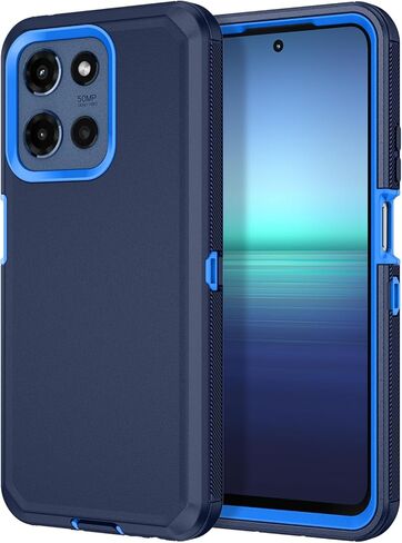 ل Motorola Moto G 5G 2025 CASE GRACKPROCK GUST/DROP PRONED 3 طبقة حماية كاملة الجسم [بدون واقي الشاشة] قضية الغطاء الثقيل الوعرة لـ Moto G 5G 2025 6.7 "، Black in Kuwait