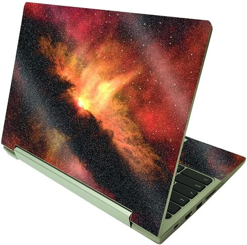 MightySkins Glossy Glitter Skin Compatible with Lenovo IdeaPad Flex 3 Chromebook 2-in-1 11.6" (2021) - Andromeda | Protective, Durable High-Gloss Glitter Finish | Easy to Apply | Made in The USA in Saudi Arabia