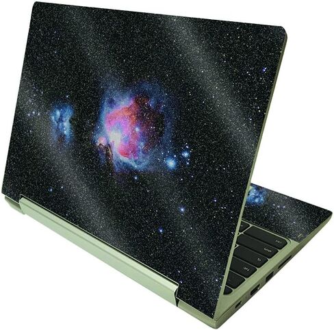 MightySkins Glossy Glitter Skin Compatible with Lenovo IdeaPad Flex 3 Chromebook 2-in-1 11.6" (2021) - Andromeda | Protective, Durable High-Gloss Glitter Finish | Easy to Apply | Made in The USA in Saudi Arabia