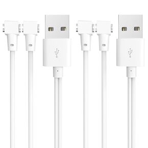 Bicmice Magnetic Multi Charging Cable USB DC Charger Cable 2.6ft/0.8m Replacement Charging Cord Fit for Various Magnetic Pole Charging Devices - 2 Pack