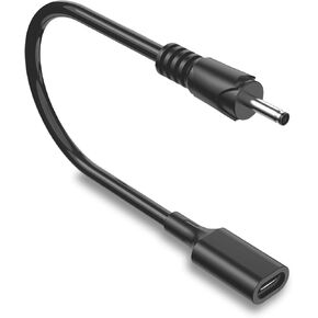 USB C to DC Plug 3.5mm x 1.35mm Adapter Cable, 5V 3.28Ft Type C Cable Straight Female to Male Universal Extension Cable for Tablet PC, IP Camera, Bluetooth Speaker, Webcam Router, 3Pack