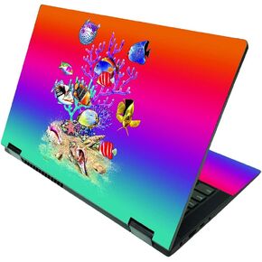 MightySkins Skin Compatible with Lenovo IdeaPad Flex 5 2-in-1 15" (2021) - Jungle Tiger | Protective, Durable, and Unique Vinyl Decal wrap Cover | Easy to Apply and Change Style | Made in The USA