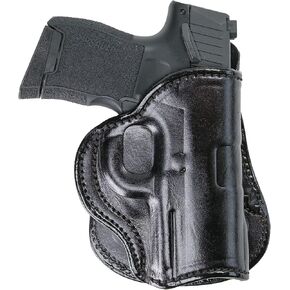 Maxx Carry Compatible with Leather Paddle OWB Gun Holster for SIG P365 Nitron Micro Compact 9mm, P365 SAS, P938