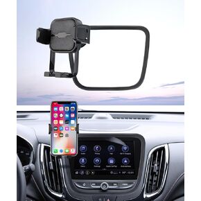 Car Phone Holder for 2018-2024 Chevrolet Equinox/2016-2025 Malibu, 360° Rotation, 7/8 inch Screen Fixed Clip, Auto Accessories Navigation Bracket, Interior Decoration Mobile Phone Mount