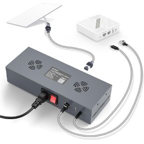 حاقن Starlink Gen 3 Poe ، 200 واط Gige السلبي والـ ESD لـ Gen 3 Starlink ، إدخال AC 110-260V ، OUSB & Type-C Output