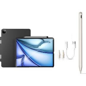 Stylus Pen + Magnetic Cover for iPad Air 11" (M3&M2), iPad Pro 11 inch (1-4th), iPad Air (4/5th Gen)