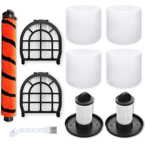 18 PCS LVAC-200 Vacuum Filter Replacement, Compatible with Levoit LVAC-200 Cordless Stick Vacuum Cleaner (Model No. LSV-V201-WUS), 8 Pre-Motor Filters and 2 Post-Motor Filters