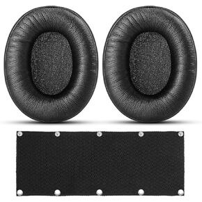 Gvoears Replacement Earpads Cushions for Sennheiser HD280 HD280 Pro HD281 HMD280 HMD281 Headsets Ear Pads, and Replacement Headphone Headband Cover, Soft Memory Foam and Premium Protein Leather