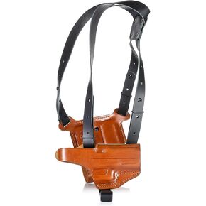 FALCO Holsters D621 Size 2819 Multifit Leather Shoulder Holster - Universal Pistol Holster for Men & Women Compatible with Firearms Similar to Glock 19, 17, 22, 23, 26 and Others
