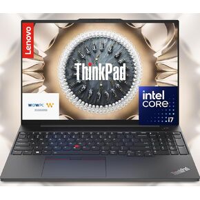 Lenovo ThinkPad E16 Laptop | 16" WUXGA IPS | Intel 10 Core i7-1355U | Intel Iris Xe Graphics | 40GB RAM | 2TB Storage (1.5TB SSD + 512GB External) | Backlit Keyboard | Fingerprint Reader | Win 11 Pro