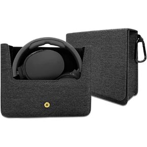 GEVO Travel Case for Skullcandy Crusher ANC 2, Crusher Evo, Crusher, Hesh Evo, Hesh ANC, Hesh3 Wireless Headphones & Sony More, Headphones Carrying Bag, Storage Protective Bag with Cable (Dark Grey)