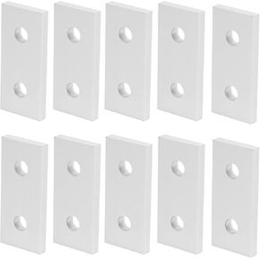 Joining Plate,10pcs Joining Plate Aluminum Flat Straight Brackets Extrusion Bracket, Aluminium Profile Connecting Plate Connection Tool Hole Plate Fittings 4040
