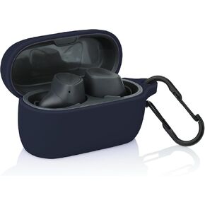 LEFXMOPHY Cover Case Replacement for Jabra Elite 3 in Ear Wireless Bluetooth Earbuds 2021 New, Silicone Protective Skin Sleeve, Dark Blue