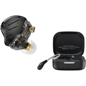 KZ AZ09 Bluetooth 5.2 Module IEM Adapter and KZ ZS10 PRO X Gaming Earbuds