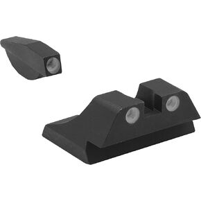 Meprolight Tru-Dot tritium Night Sights Compatible with Ruger P-90 91 93 95 Green dots Glow on Sight self Illuminated Fixed Metal Sights
