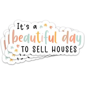 3PCs Badass Real Estate Agent 3" Sticker, Vinyl Waterproof Realtor Stickers for Laptop Water Bottle Phone Car Notebook, Idea Gifts for Realtors 3 Inches Decals in Kuwait