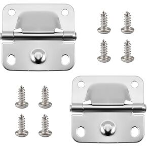 Cooler Stainless Steel Hinges for Coleman Camping Coolers 5235 6262 6270, Cooler Stainless Steel Hinges with Screws Set