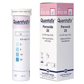 MACHEREY-NAGEL 91319, QUANTOFIX Peroxide 25 Test Strip, Pack of 100