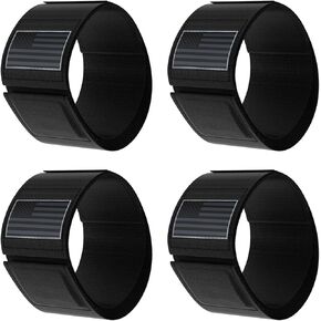 4 Packs Sentry Strap with Larger-Sized Magnet, Magnetic Rifle Sling Strap Staging, Adjustable Retainer Band Ideal as Gun Accessories for Rifle, Shotgun and Carbines (Black)