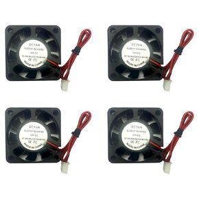 RANIT 4 PCS 30MM × 30 مم × 10 مم 3010 DC مروحة التبريد 24V 2 PIN مروحة الطابعة 3D CASET CASE مروحة
