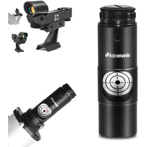 Astromania Finderscope Starpointer for Astronomical Telescopes - Bundle with - Alignment 1.25"