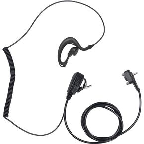 Renastar G Shape Earpiece with Mic for Motorola Vertex Standard Radio VX-210 VX-231 VX-261 VX-264 VX-351 VX-354 VX-410 VX-424 VX-450 VX-451 VX-454 VX-459 EVX-261 EVX-531 EVX-534 EVX-539