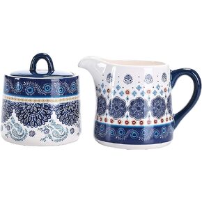 Bico Summer Provence Ceramic Sugar and Cream Set, Dishwasher Safe in Saudi Arabia