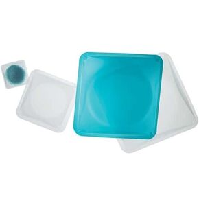 Cole-Parmer Essentials Small Square Polystyrene Weigh Boats, White, 20 mL, 100/Pk