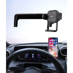 Car Phone Holder for 2020-2022 Mercedes-Benz GLC-Class/2019-2021 C-Class, 360° Rotation, 10.25 inch Screen Fixed Clip, Auto Accessories Navigation Bracket