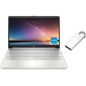 Hp 15.6 inch FHD Laptop | 11th Gen Intel Core i5-1135G7 Processor (Beats i7-1065G7) | Intel Iris Xe Graphics | 32GB RAM | 1024GB SSD | Windows 11 Home | Bundle with 64GB USB Flash Drive