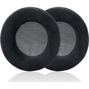 Replacement Ear Pads Compatible with AKG K701/K702/Q701/Q702/K601/K612/K712 Earphones, Akkiv Replacement Ear Pads Made of Soft Velvet and Memory Foam (Black/Velvet)